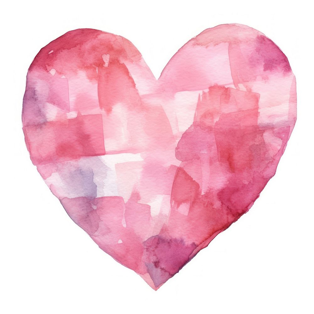 Heart backgrounds shape pink. AI generated Image by rawpixel.