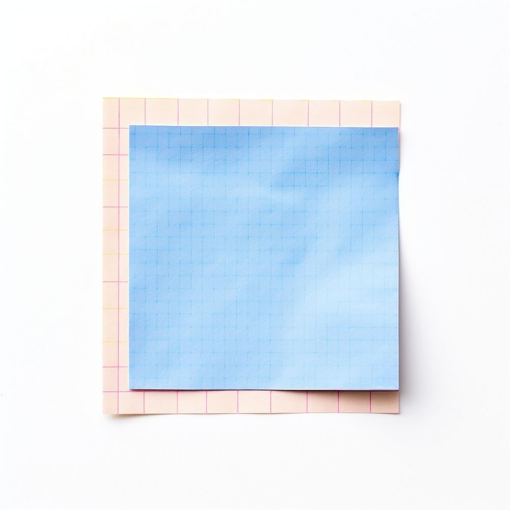 Note paper blue white background simplicity. AI generated Image by rawpixel.