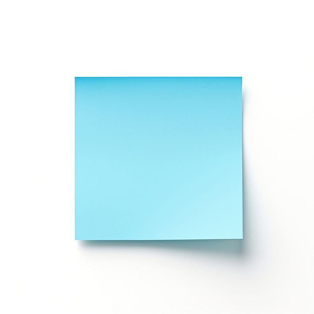 Sticky note paper blue white background. AI generated Image by rawpixel.