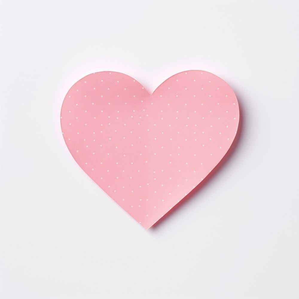 Sticky note heart pattern shape. AI generated Image by rawpixel.