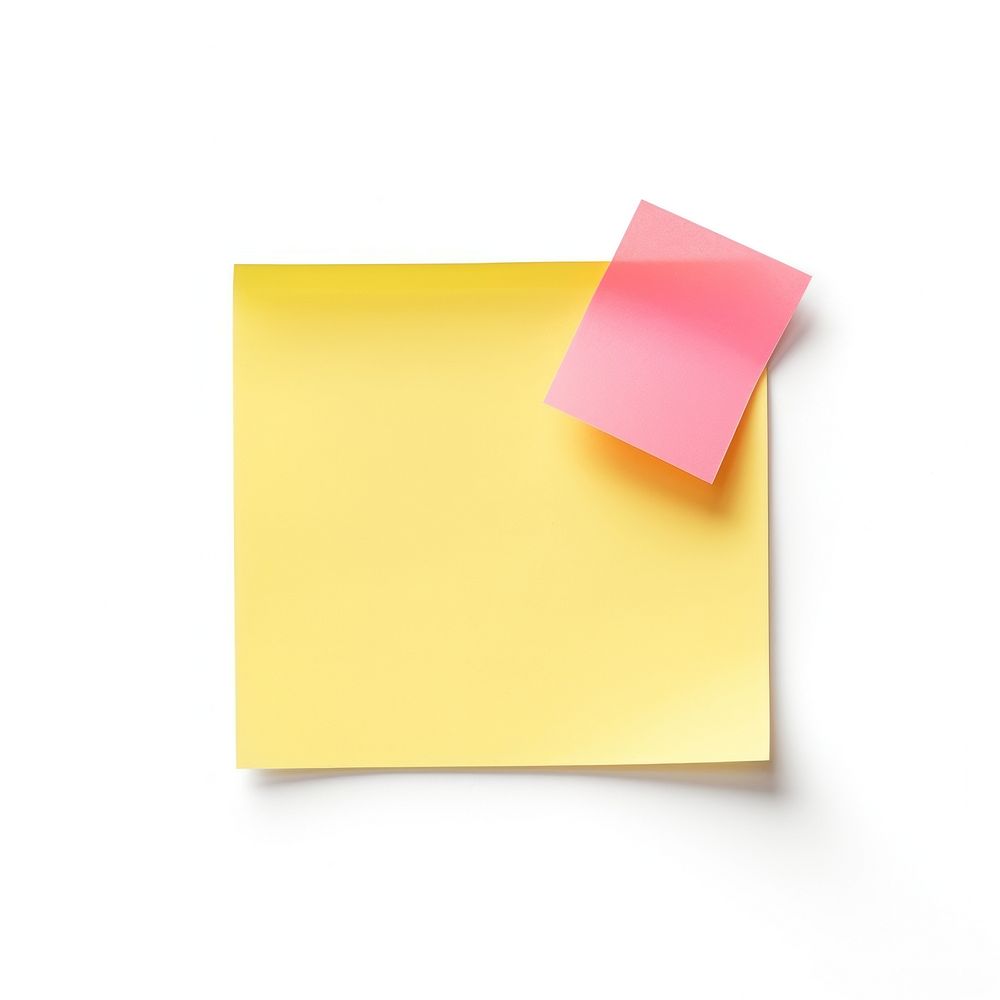 Sticky note paper white background letterbox. AI generated Image by rawpixel.