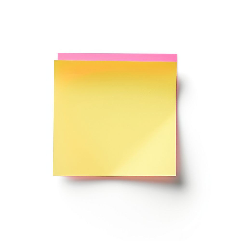 Sticky note paper text white background. AI generated Image by rawpixel.