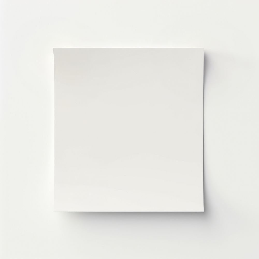 Sticky note paper backgrounds white. AI generated Image by rawpixel.