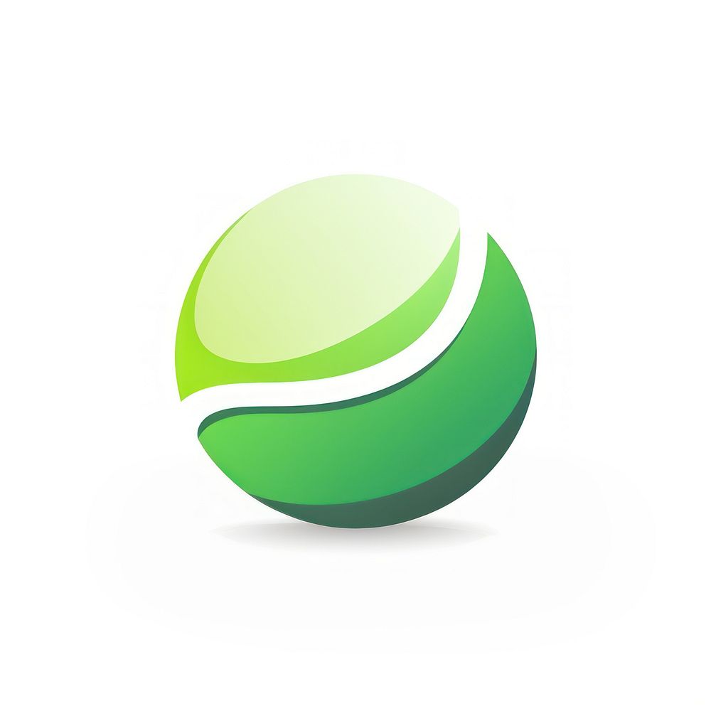 Tennis green logo ball. AI generated Image by rawpixel.