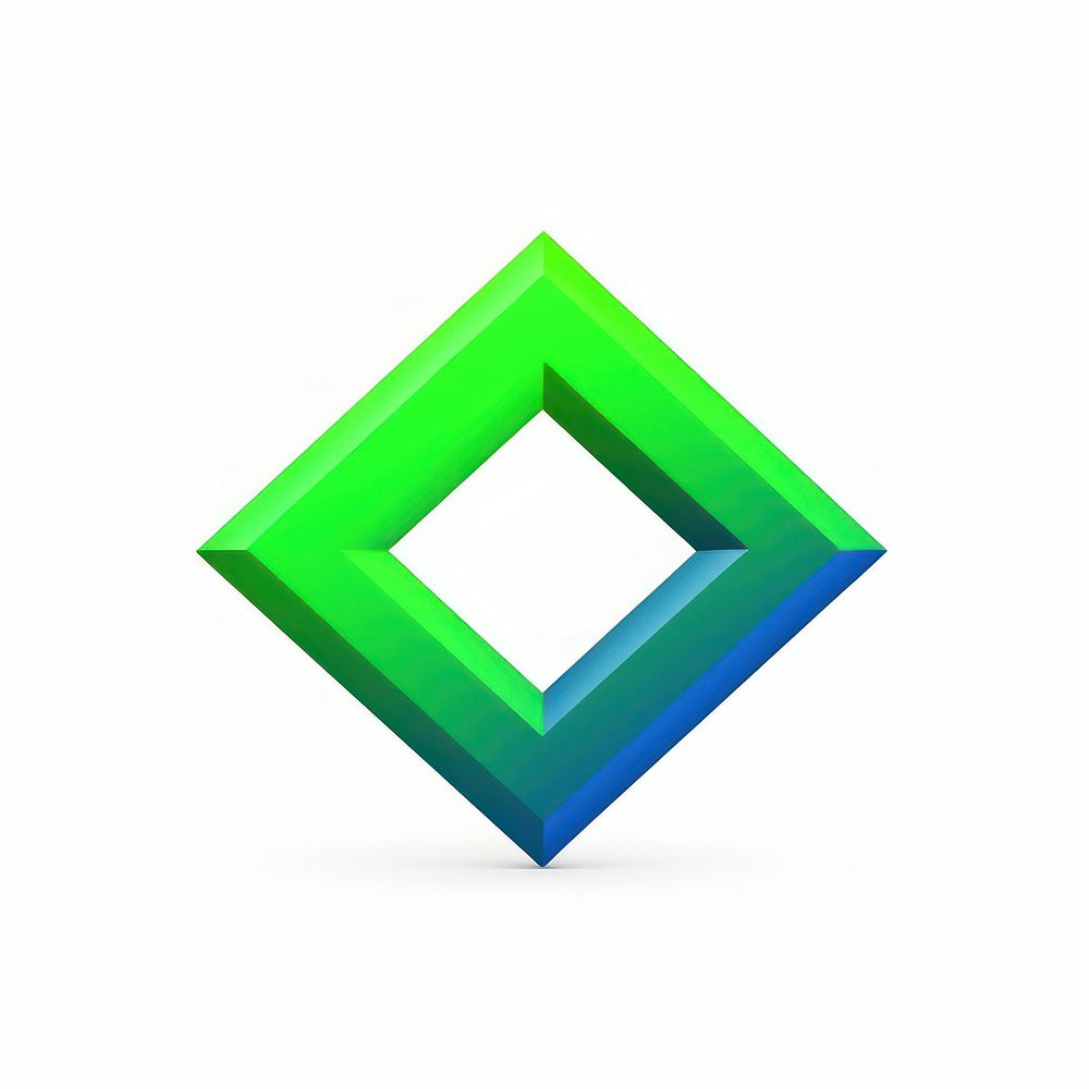 Arrow symbol green logo. AI generated Image by rawpixel.