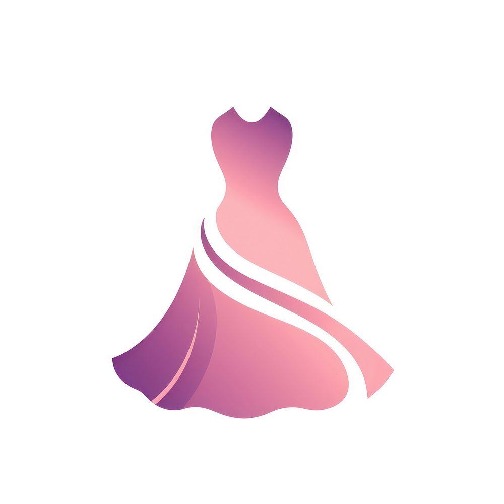 Fashion logo pink white background. AI generated Image by rawpixel.