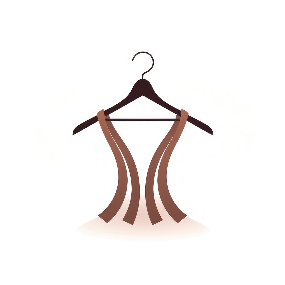Hanger line art white background accessories coathanger. AI generated Image by rawpixel.