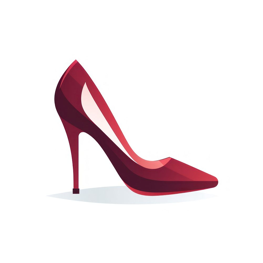 High heel footwear shoe red. AI generated Image by rawpixel.
