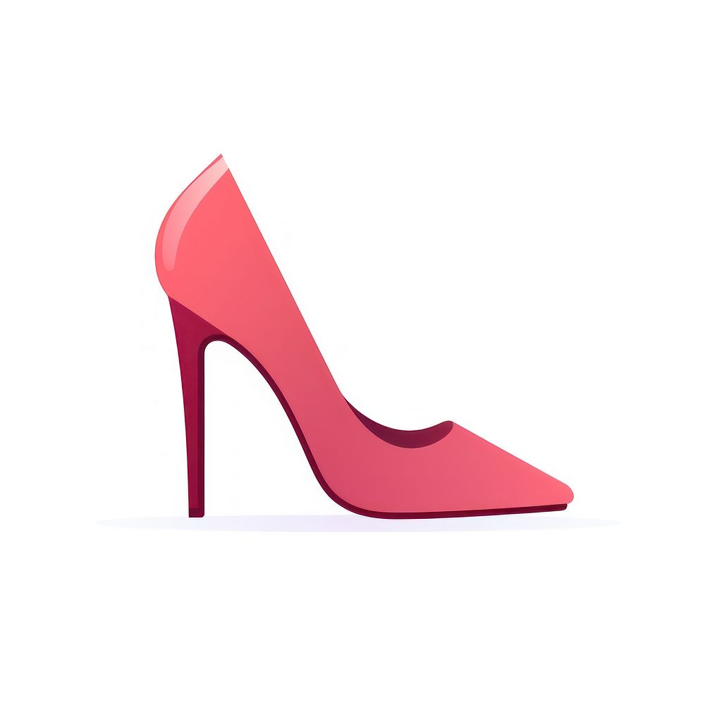 High heel footwear shoe red. AI generated Image by rawpixel.