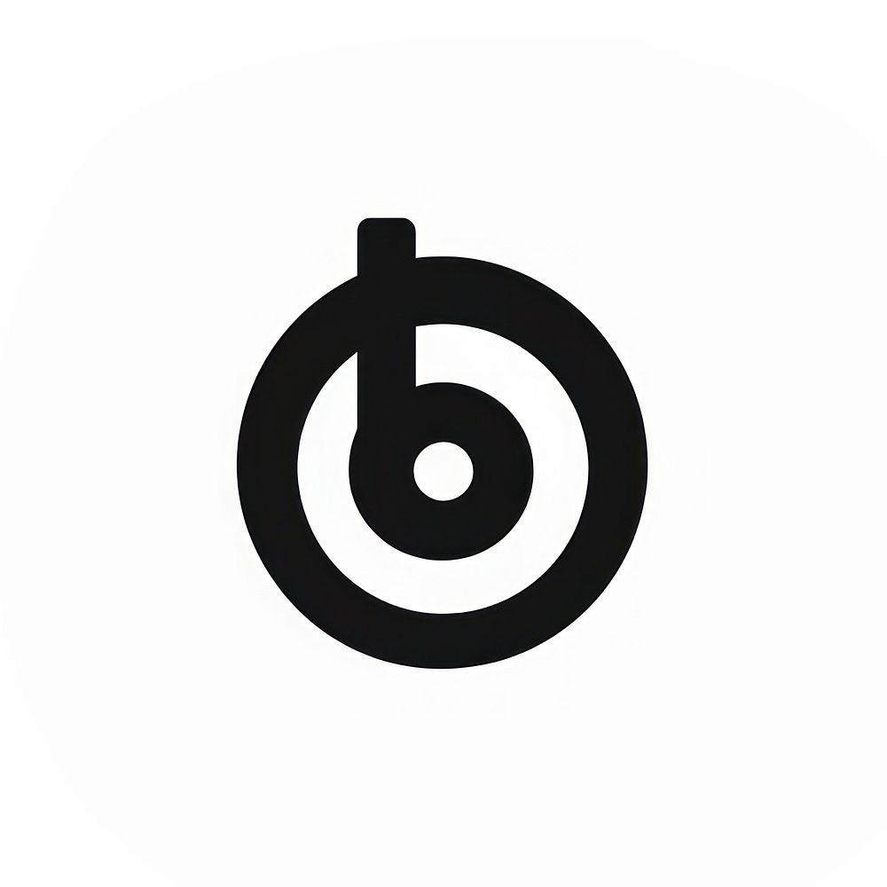 Music note circle symbol black. AI generated Image by rawpixel.