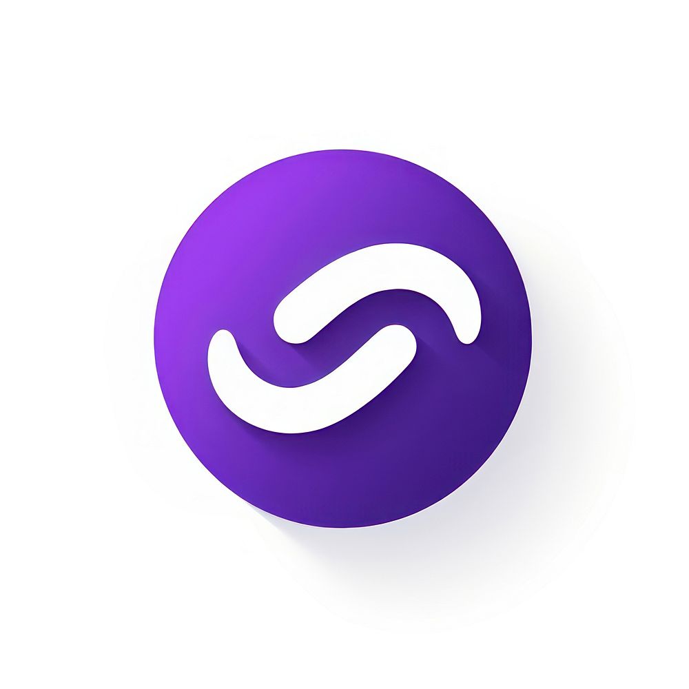 Sound logo purple symbol. AI generated Image by rawpixel.