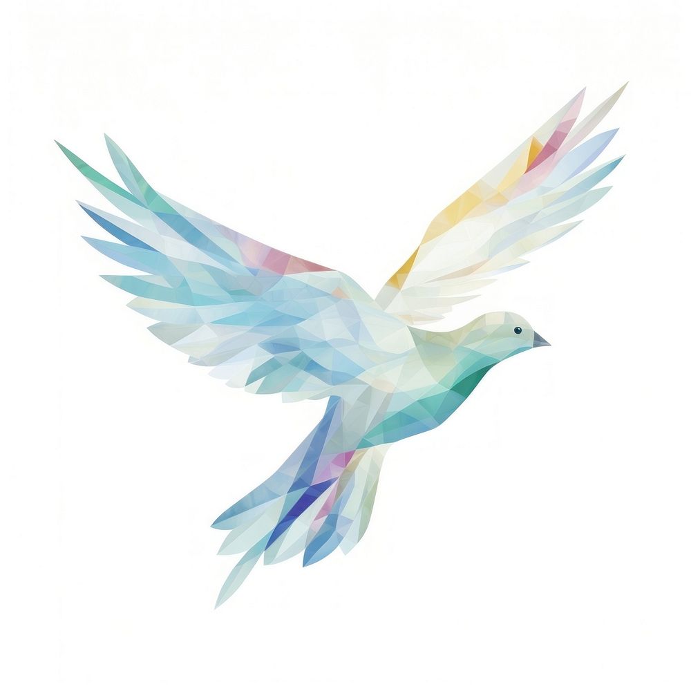 Dove animal white bird. AI generated Image by rawpixel.