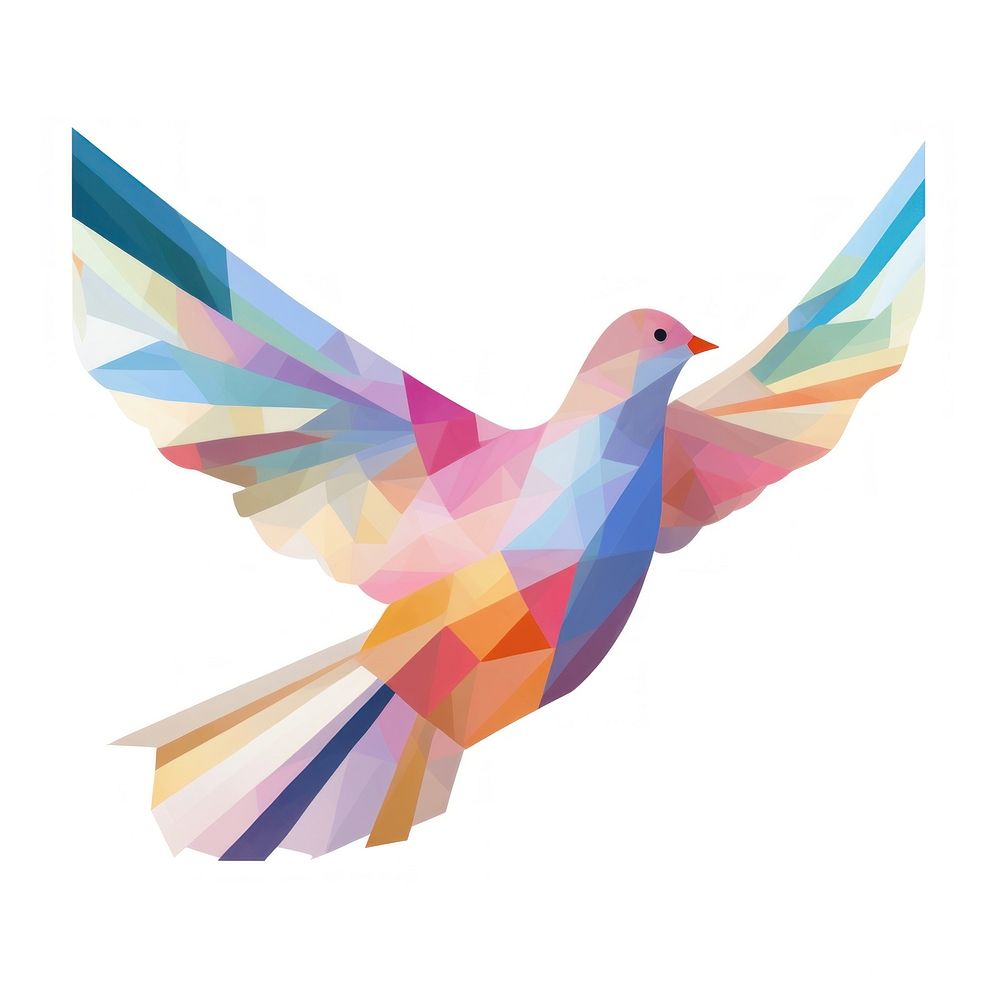 Dove painting animal bird. AI generated Image by rawpixel.
