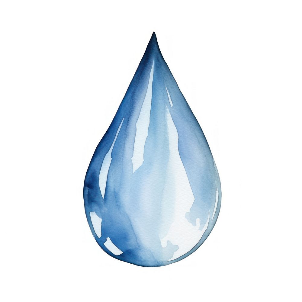 Water drop shape white background accessories. AI generated Image by rawpixel.