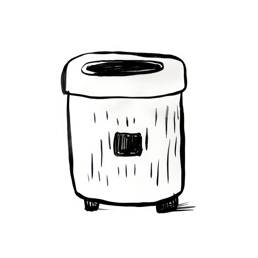 Laundry appliance drye drawing doodle white. AI generated Image by rawpixel.