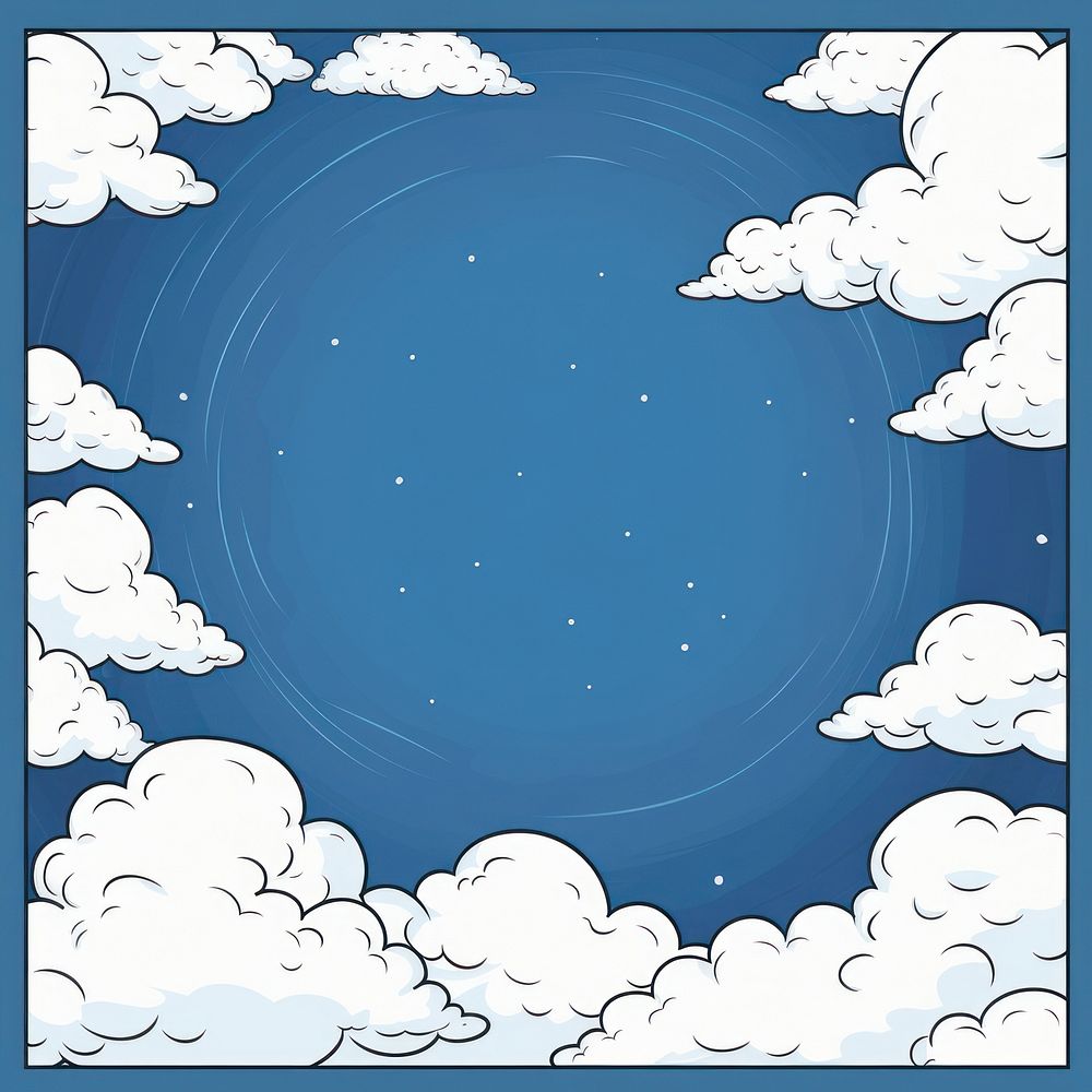 White clouds backgrounds blue sky. AI generated Image by rawpixel.