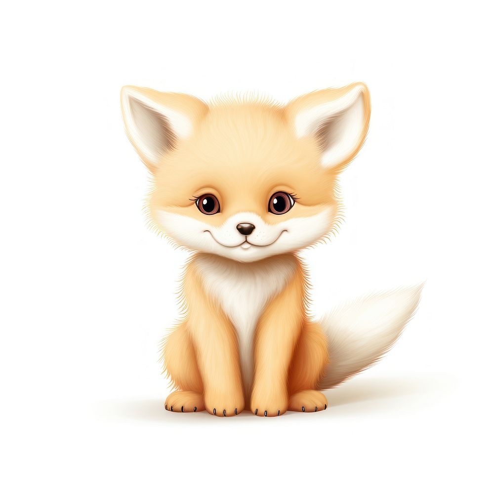 Baby fox mammal animal pet. AI generated Image by rawpixel.