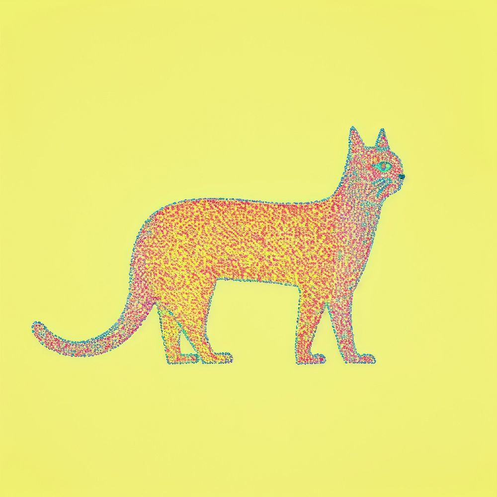 A cat kangaroo animal mammal. AI generated Image by rawpixel.