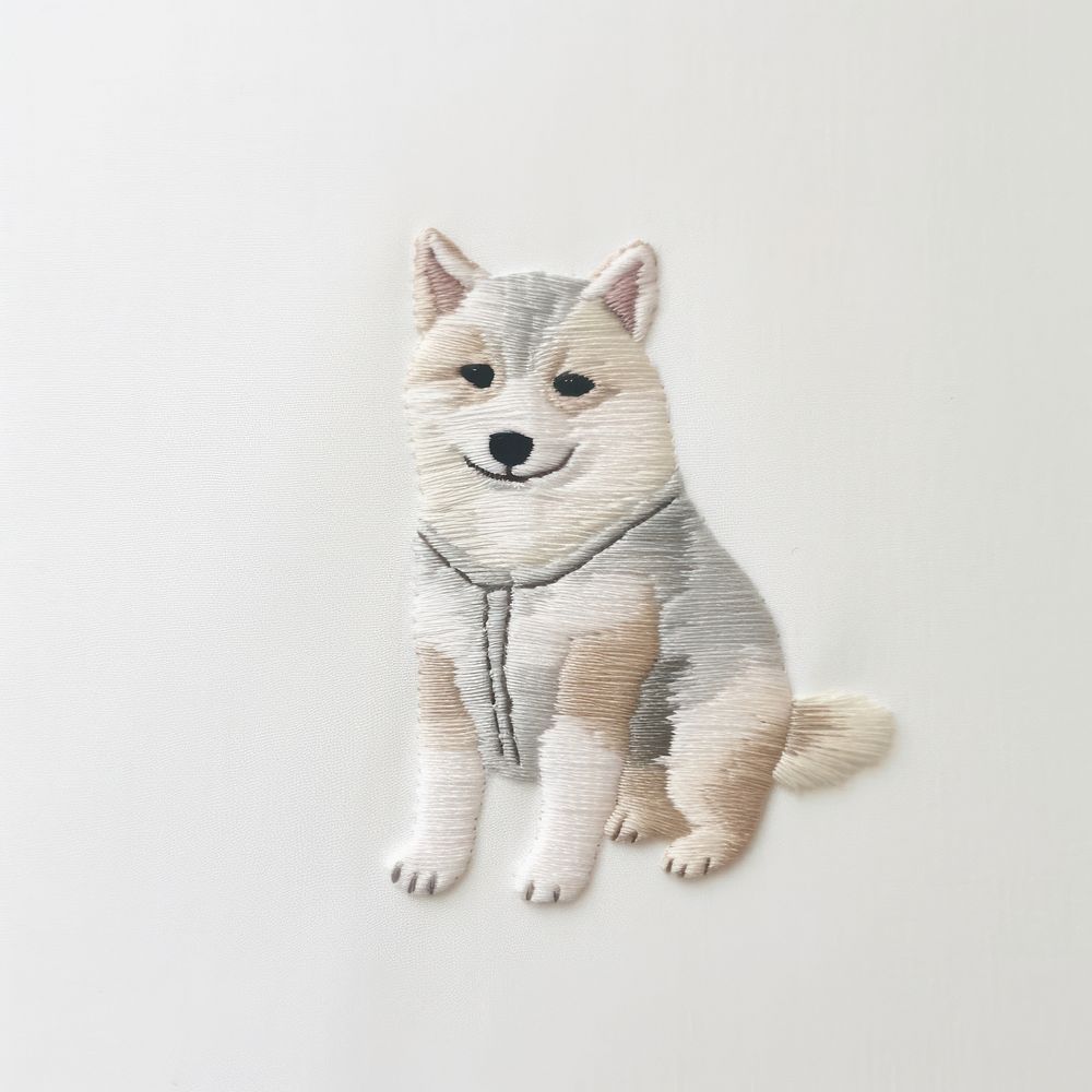 Siberian Husky drawing mammal animal Free Photo rawpixel
