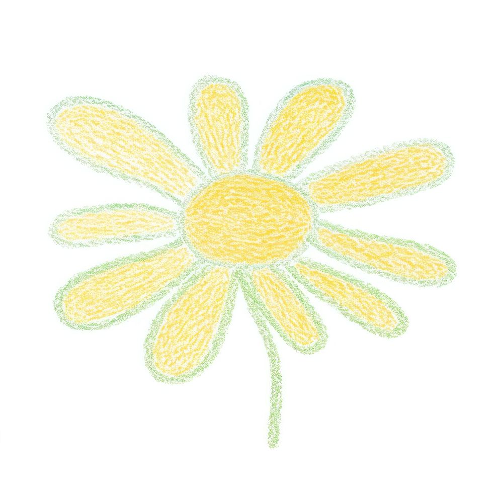 A daisy pattern flower plant. AI generated Image by rawpixel.