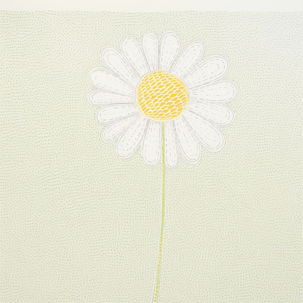 A daisy backgrounds flower petal. AI generated Image by rawpixel.