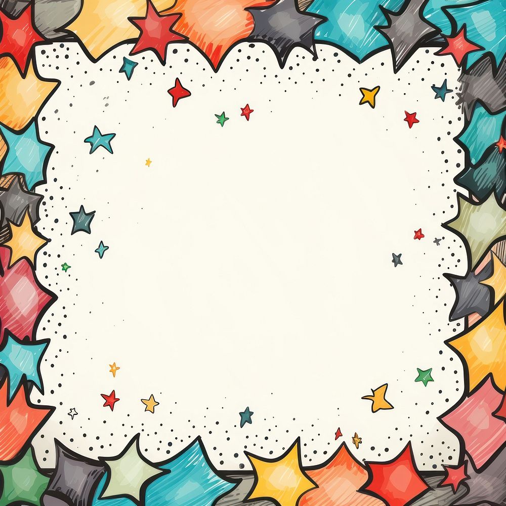 Stars paper backgrounds confetti. AI generated Image by rawpixel.