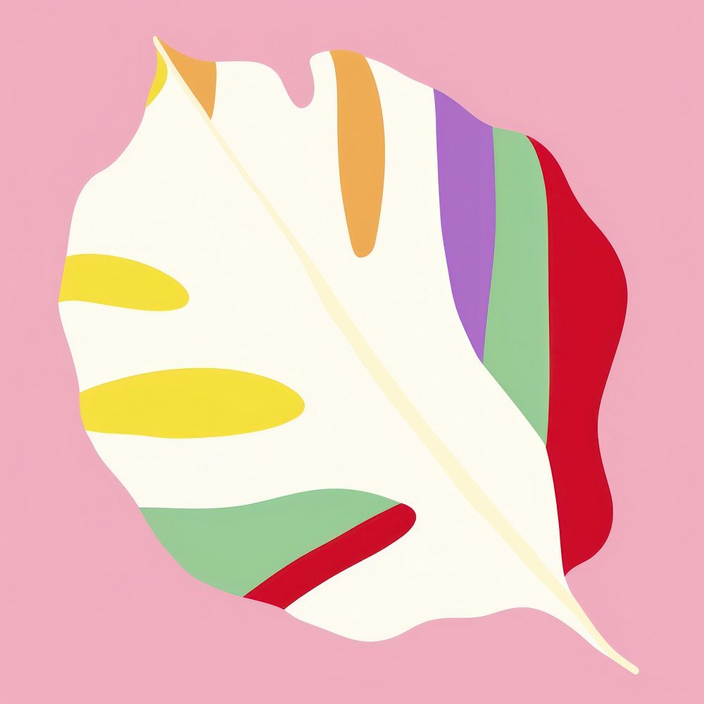Leaf art creativity painting. AI generated Image by rawpixel.
