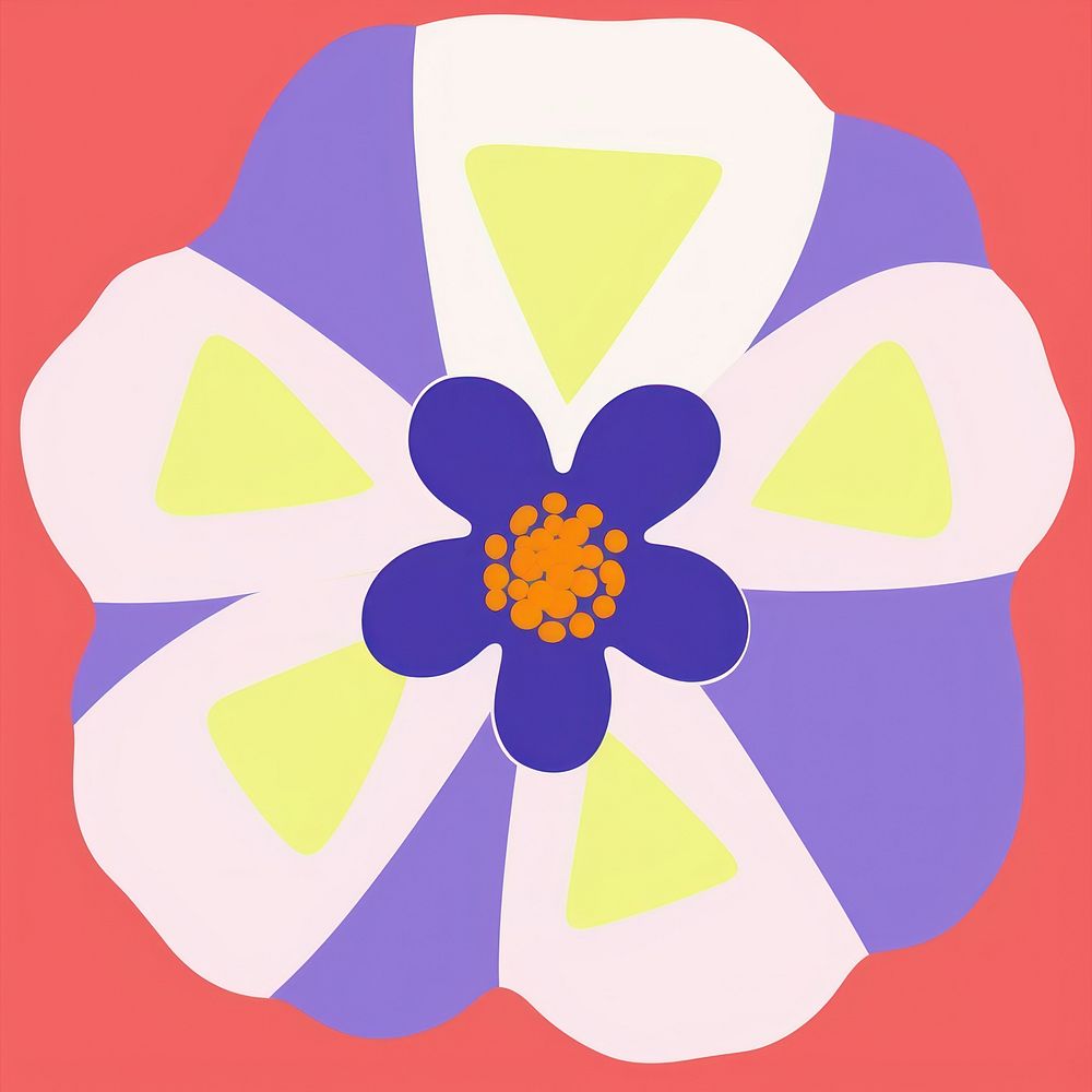 Flower graphics shape petal. AI generated Image by rawpixel.