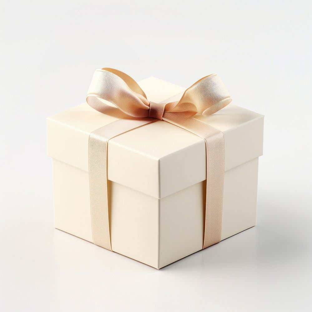 Gift paper white box. AI generated Image by rawpixel.