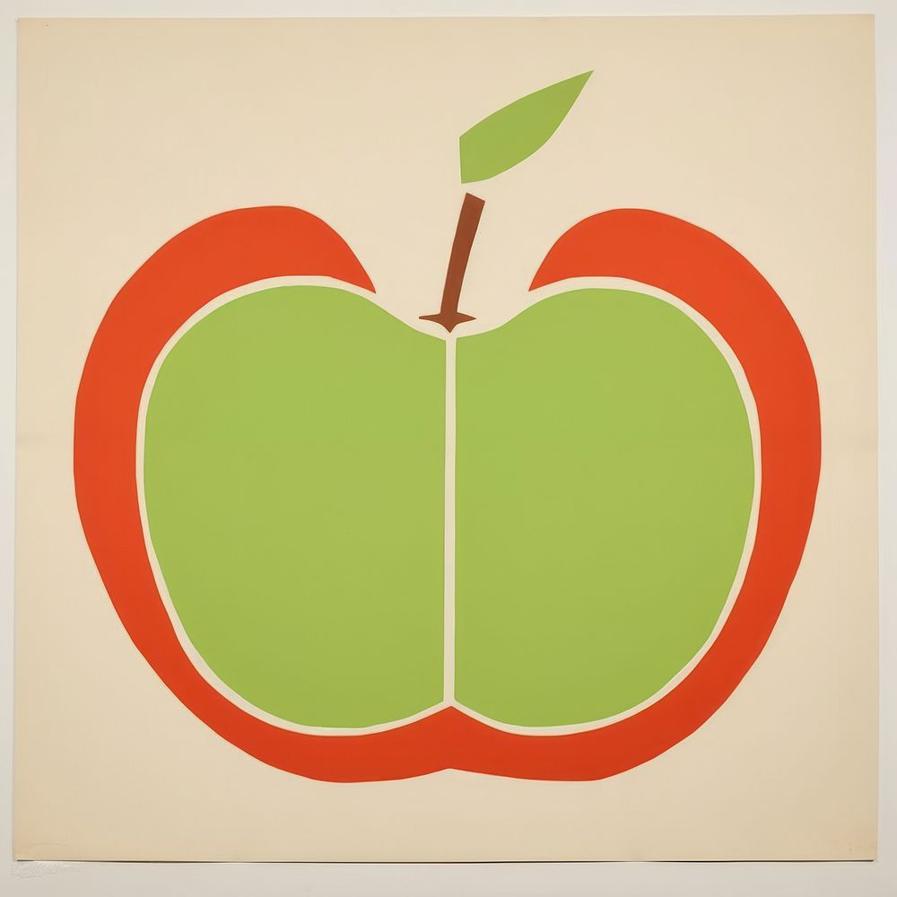 Abstract apple fruit plant food. AI generated Image by rawpixel.