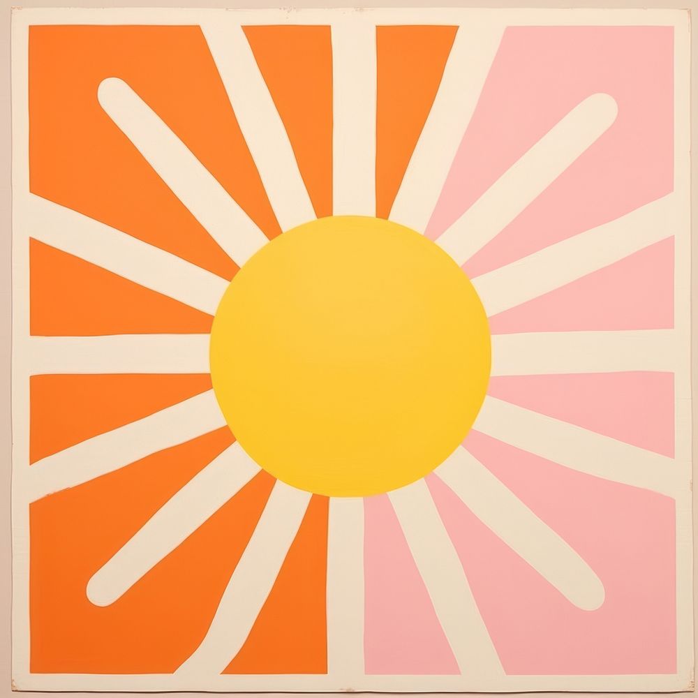 Abstract sun backgrounds art sky. AI generated Image by rawpixel.