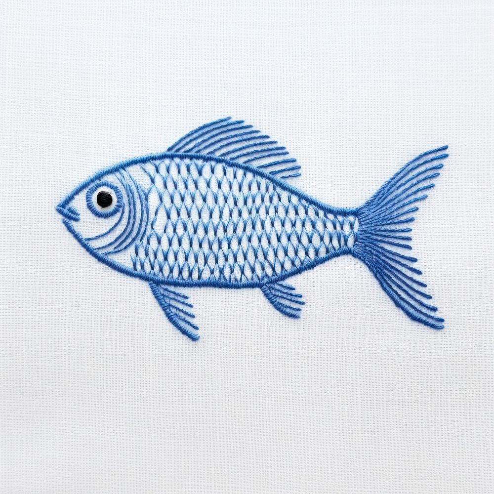 Fish fish pattern animal. AI generated Image by rawpixel.