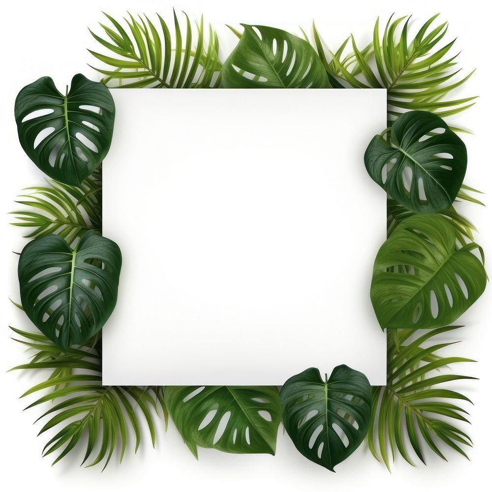 Monstera green backgrounds plant. AI generated Image by rawpixel.