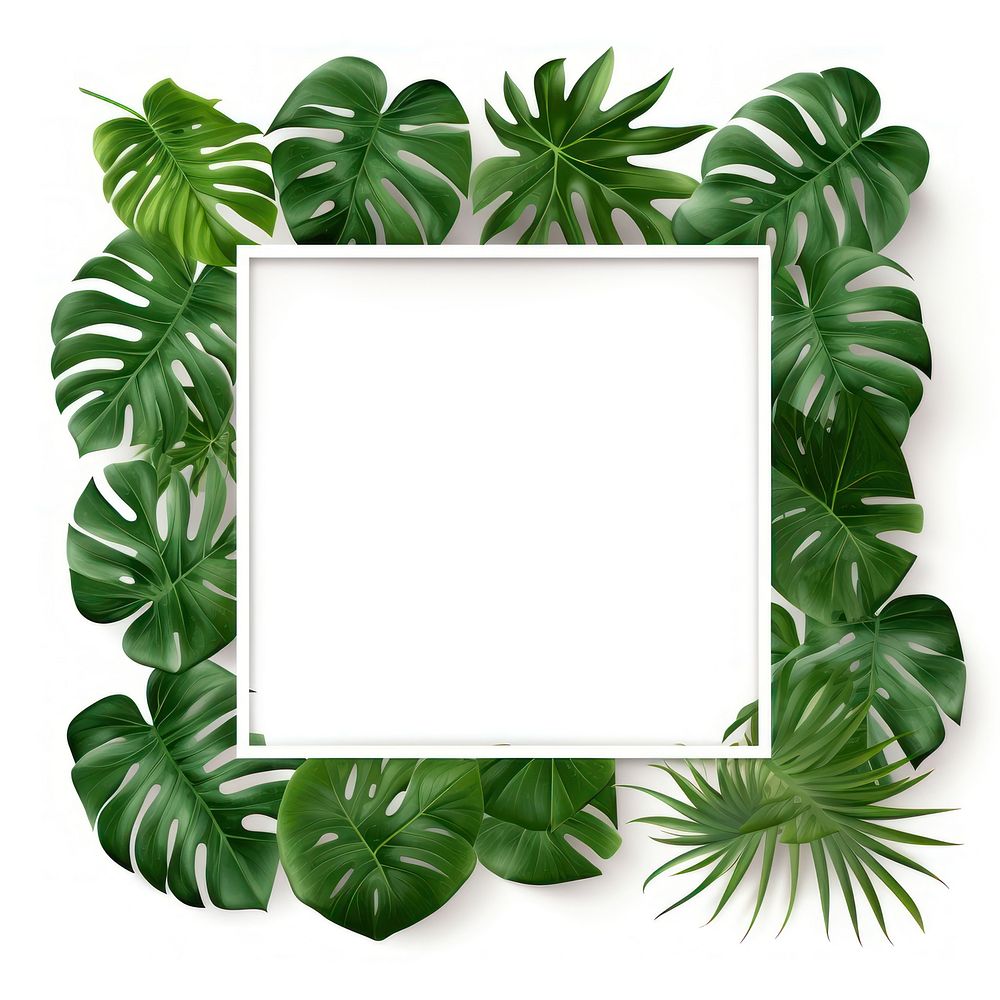 Monstera green backgrounds nature. AI generated Image by rawpixel.