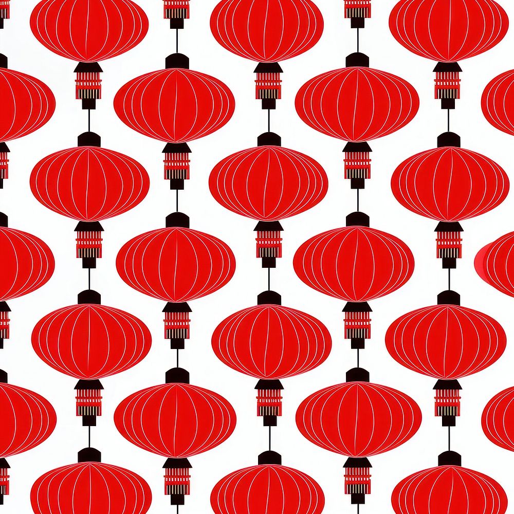 Chinese red lanterns backgrounds pattern architecture. 