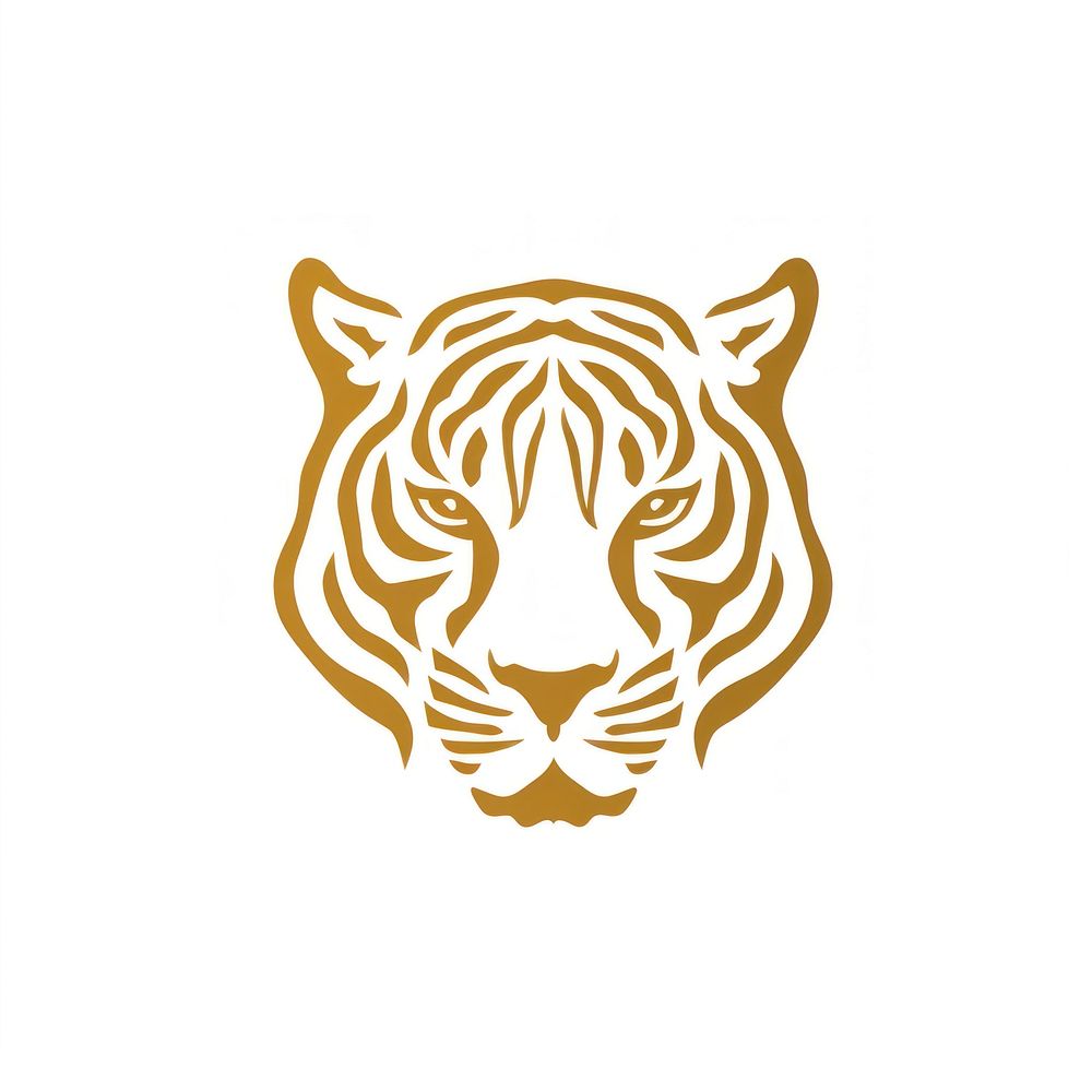 Tiger icon wildlife animal mammal. AI generated Image by rawpixel.