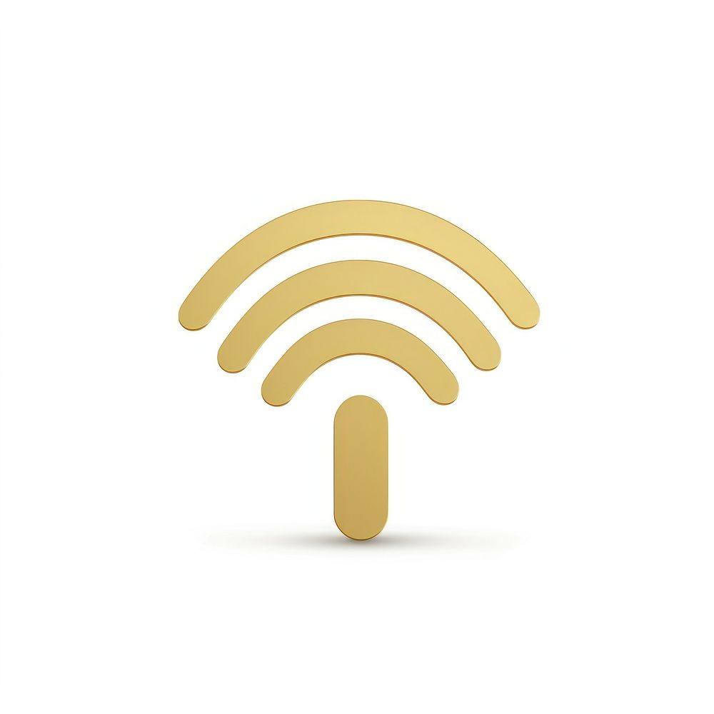 Wireless icon white background electricity technology. AI generated Image by rawpixel.