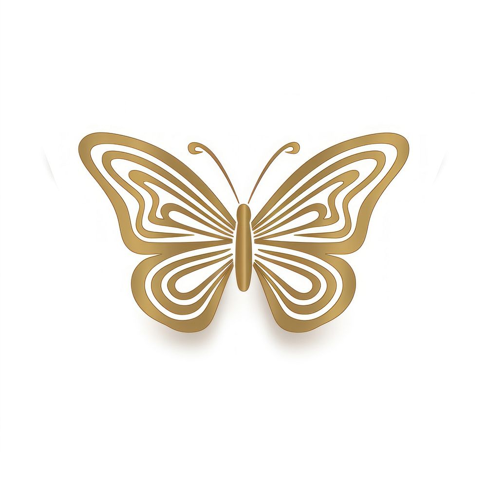 Butterfly icon animal white background accessories. AI generated Image by rawpixel.