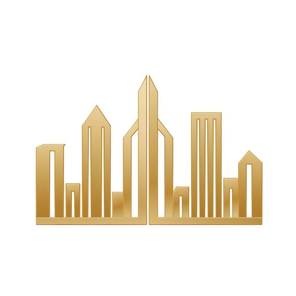 City icon symbol white background architecture. AI generated Image by rawpixel.