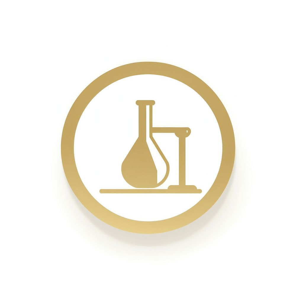 Lab icon white background biotechnology biochemistry. AI generated Image by rawpixel.