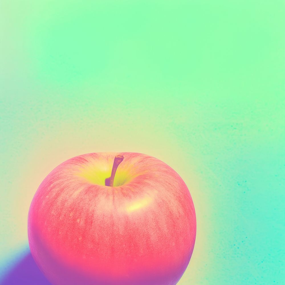 Apple shadow fruit plant food. AI generated Image by rawpixel.