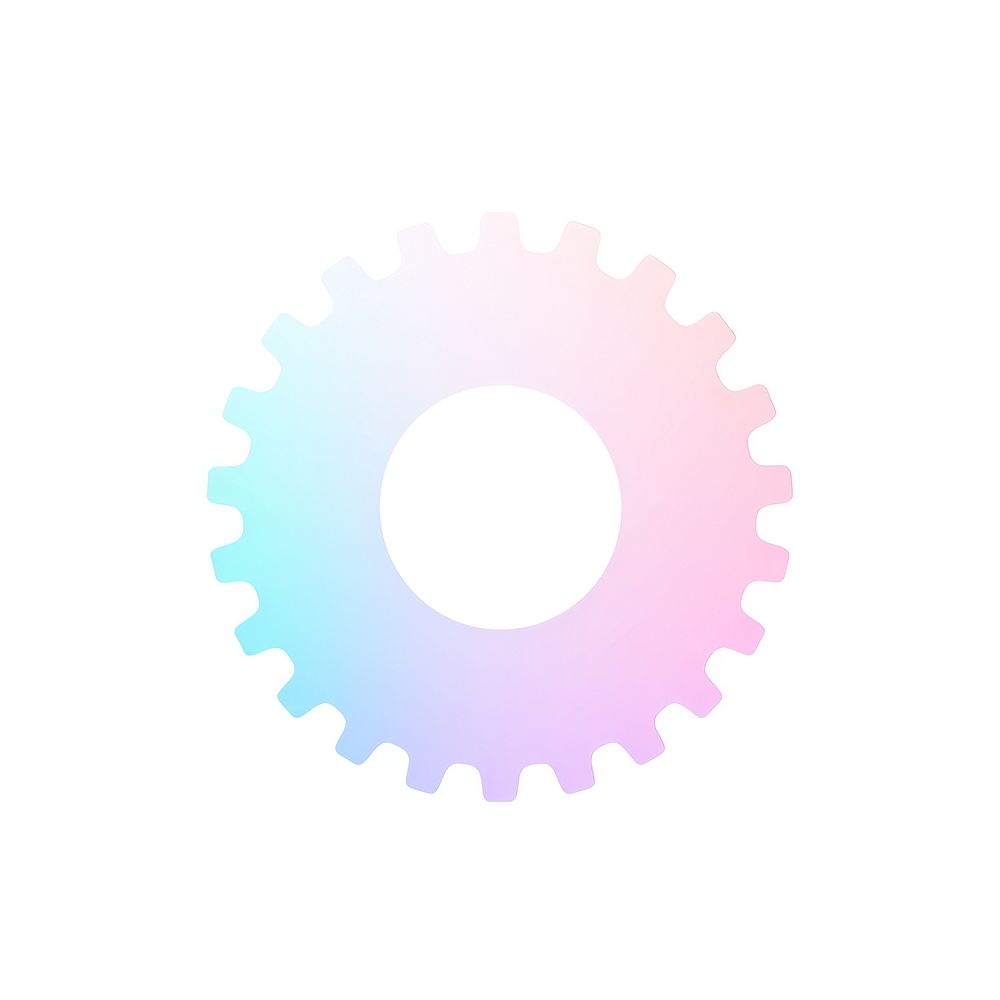 Cog system icon gear white background technology. AI generated Image by rawpixel.