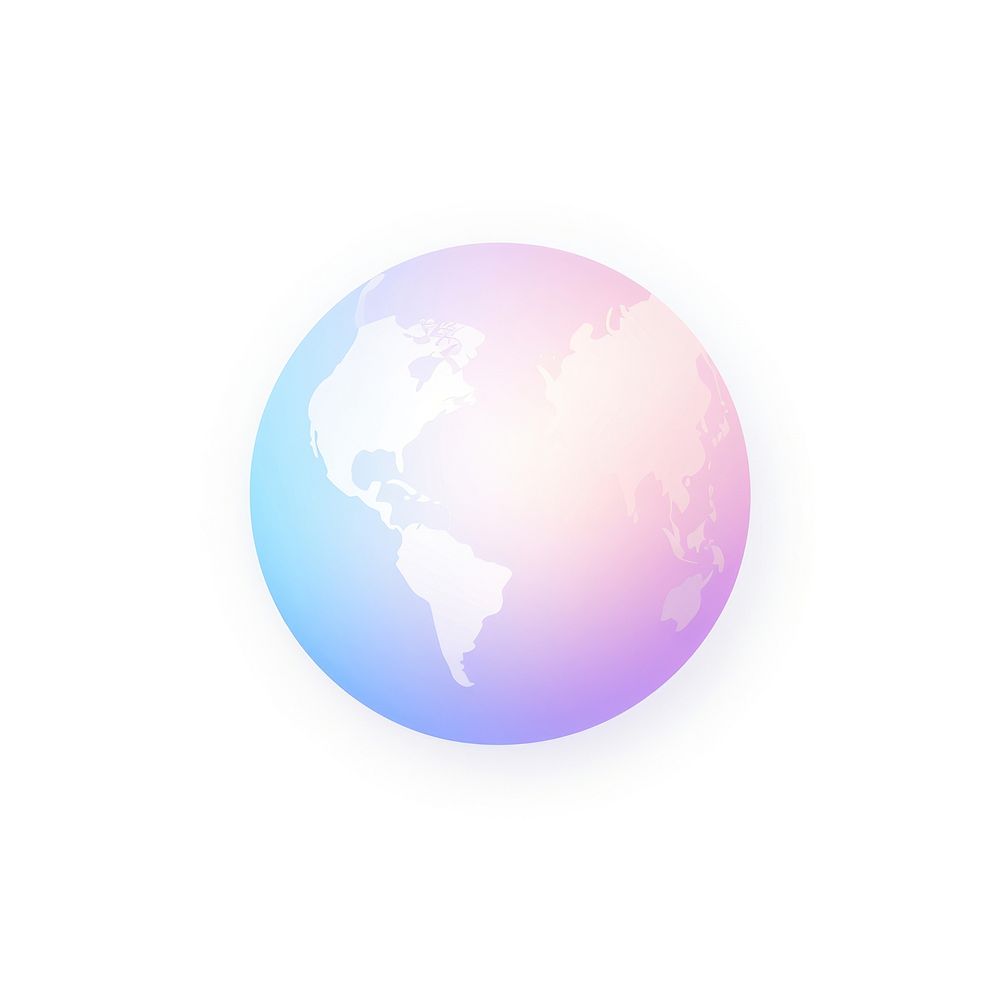 Earth icon sphere planet globe. AI generated Image by rawpixel.