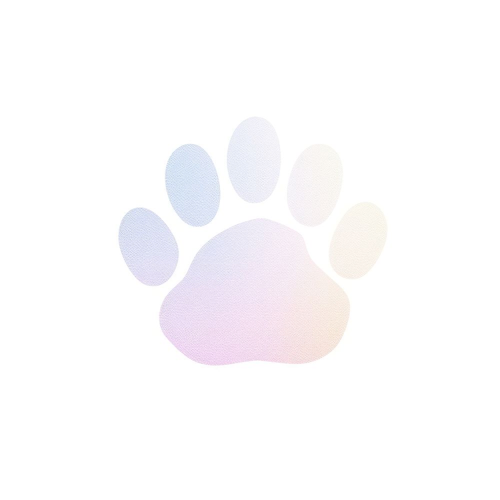 Dog footprints icon carnivora abstract pattern. AI generated Image by rawpixel.