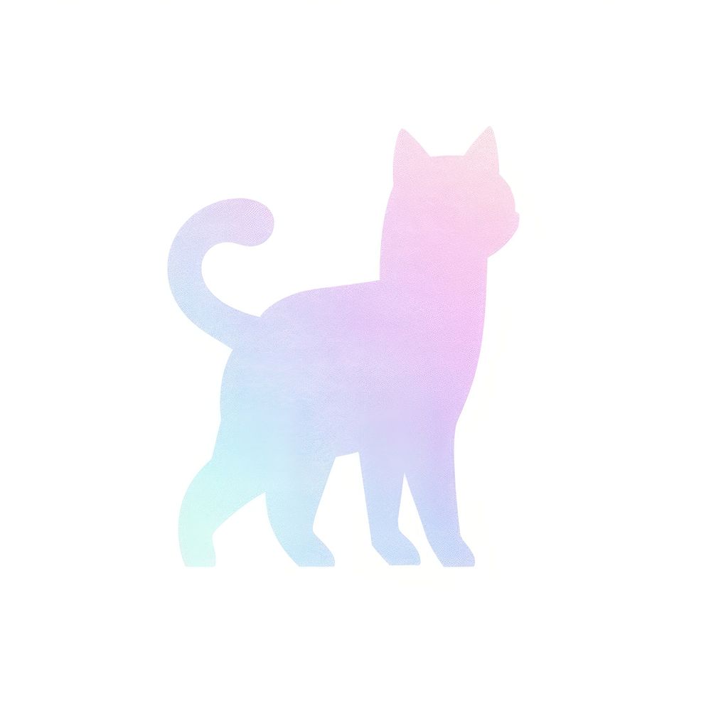 Silhouette animal mammal pet. AI generated Image by rawpixel.