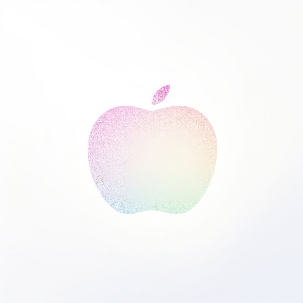 Apple icon heart technology abstract. AI generated Image by rawpixel.