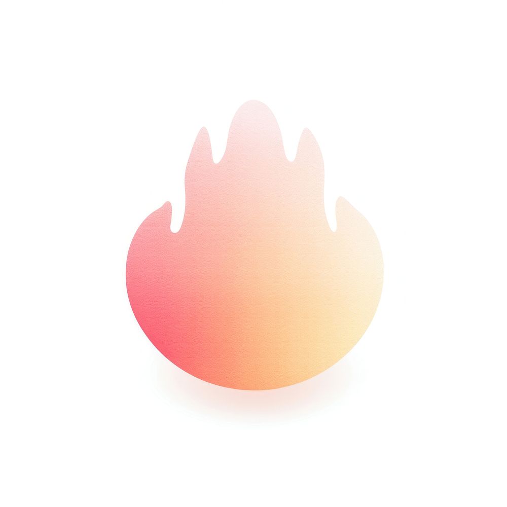 Fire icon white background outdoors glowing. AI generated Image by rawpixel.