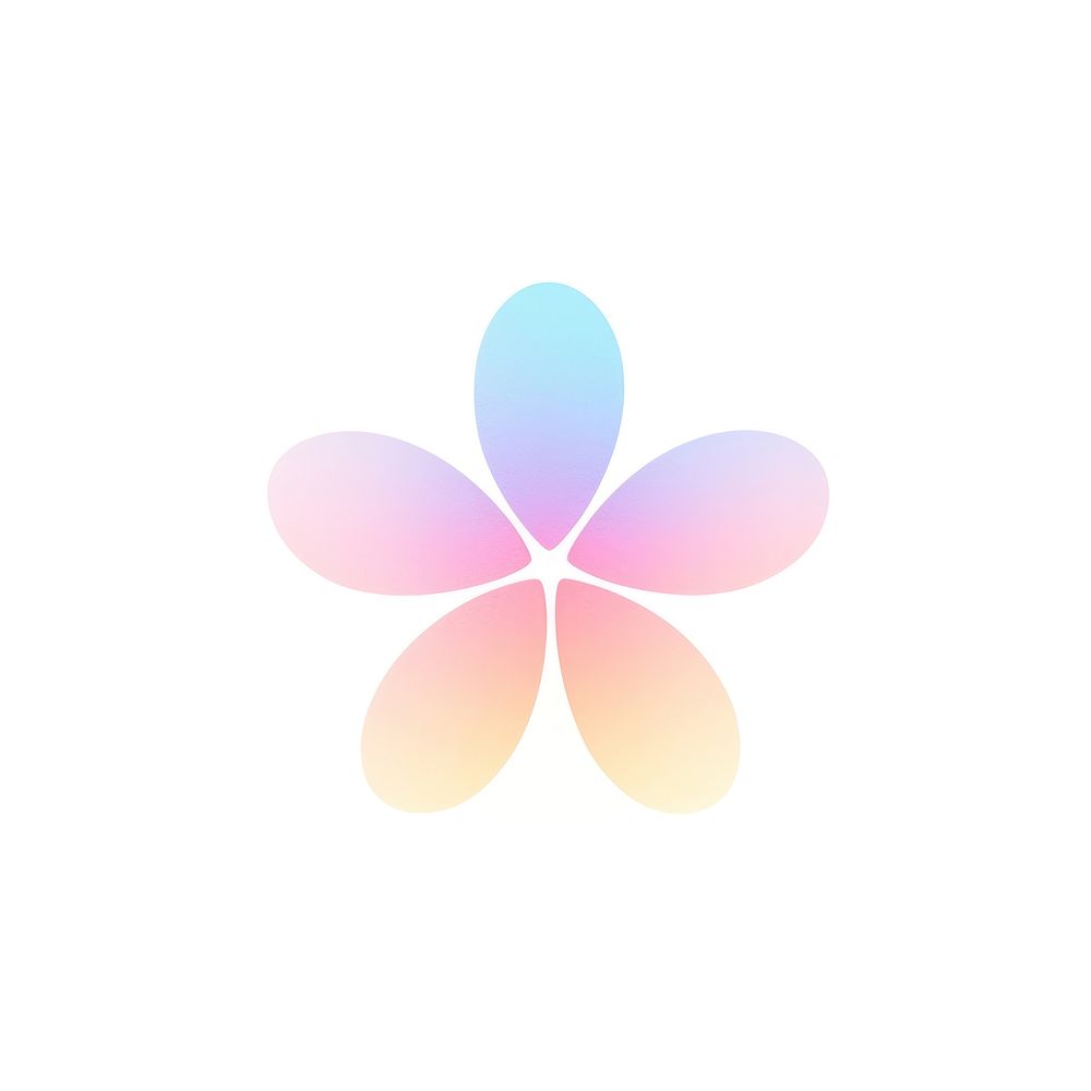 Flower icon pattern white background inflorescence. AI generated Image by rawpixel.