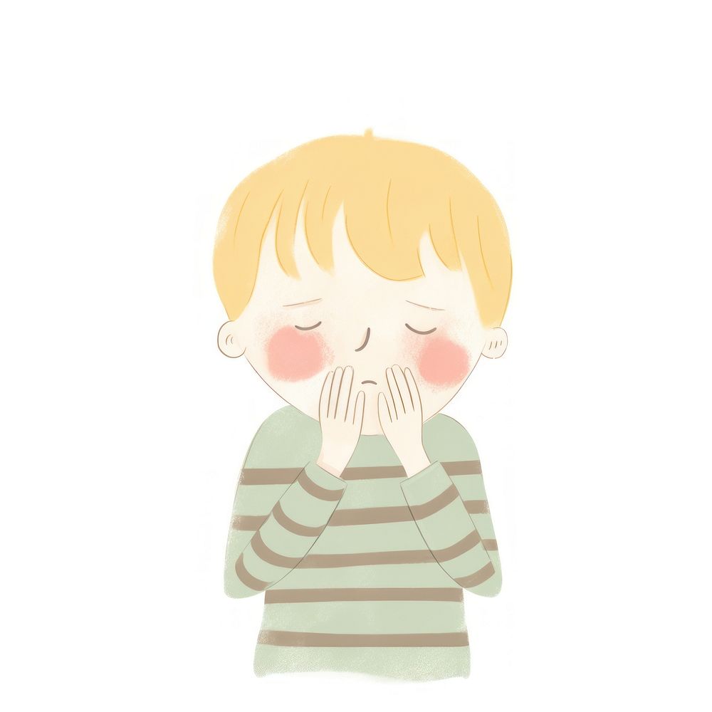Boy sneezing baby disappointment frustration. AI generated Image by rawpixel.