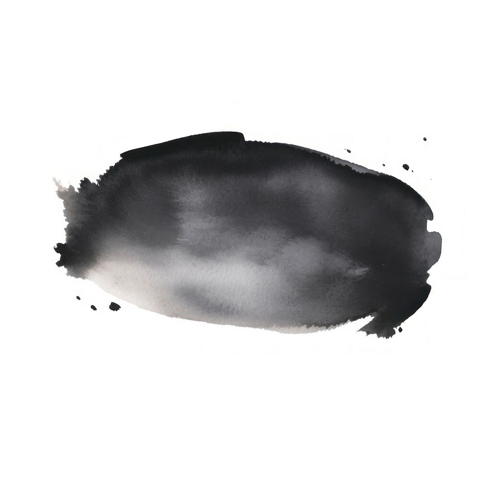 Black paint water white background. AI generated Image by rawpixel.
